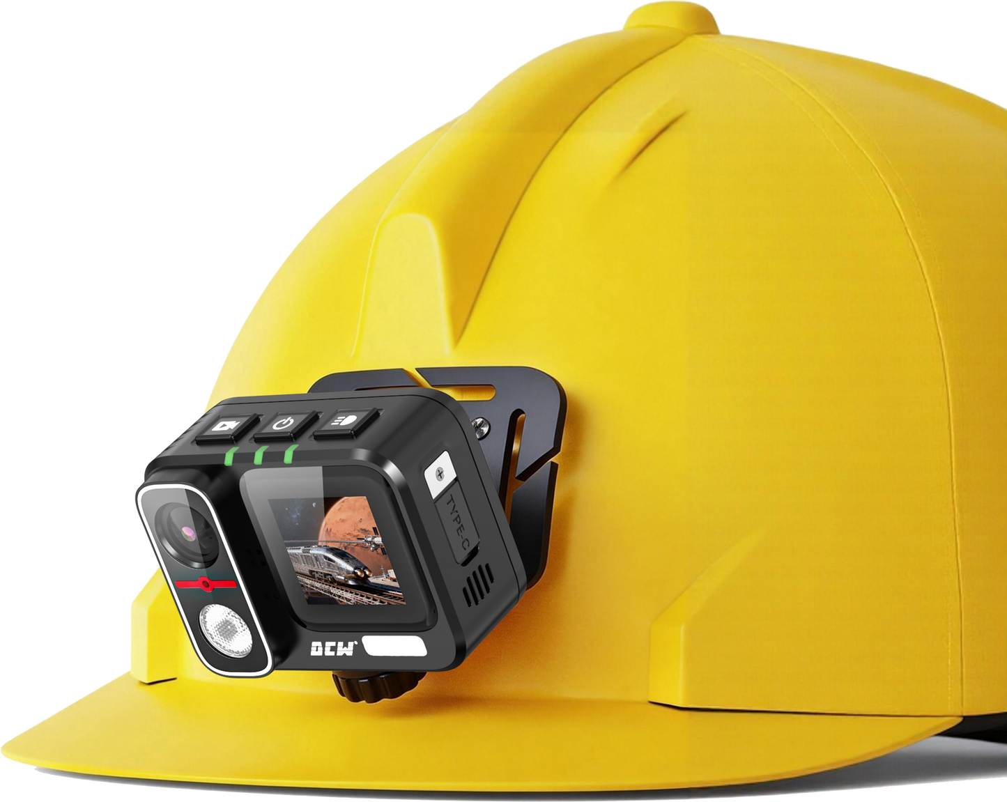 Wearable Headlamp Camera - Starlight Night Vision, Body Camera with 14H Recording, 2400mAh, Spot/Flood Light, Video Recording for Industrial Inspection, Security Patrol & Outdoor Adventure
